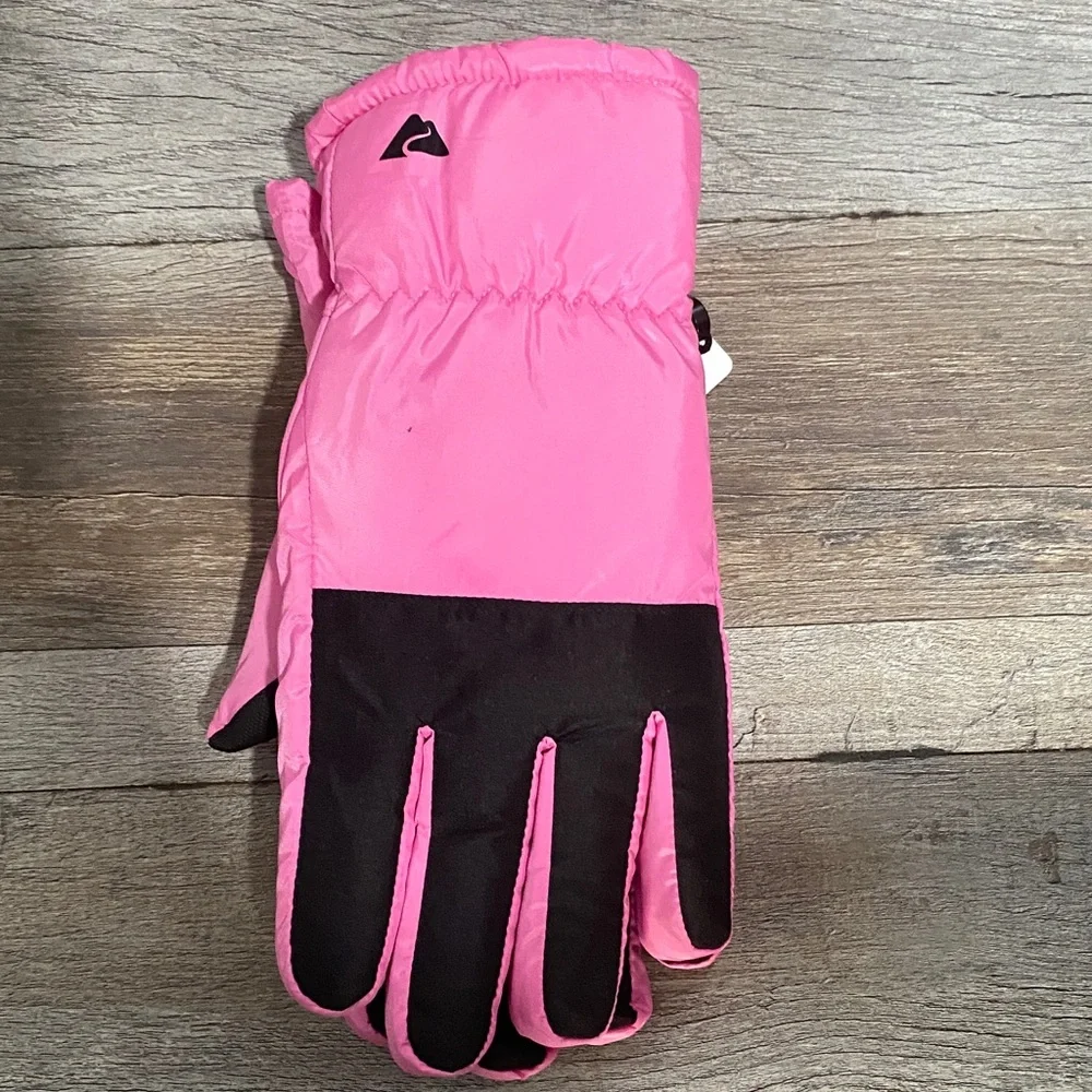 Ozark Trail Outdoor Pink and Black Gloves